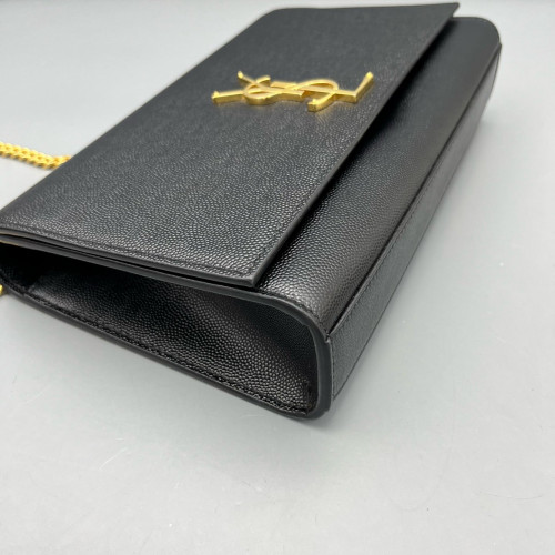 Yves Saint Laurent Medium Classic Kate Caviar Black
