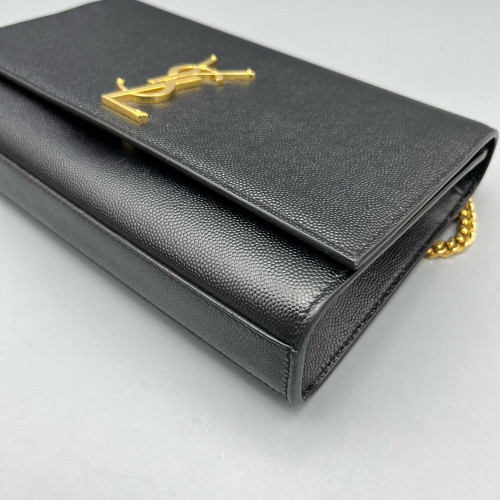 Yves Saint Laurent Medium Classic Kate Caviar Black