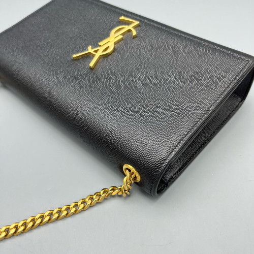 Yves Saint Laurent Medium Classic Kate Caviar Black