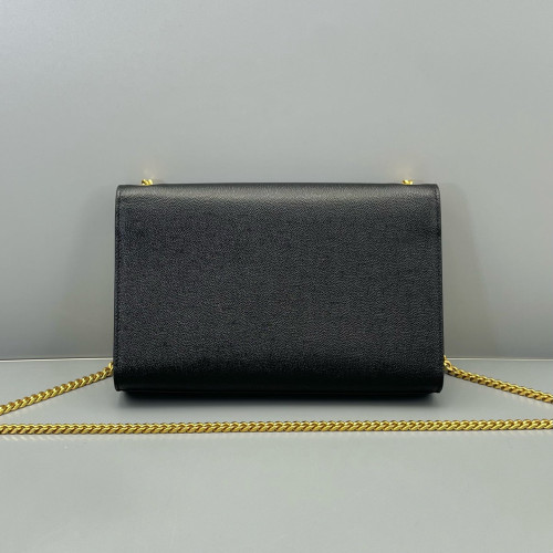 Yves Saint Laurent Medium Classic Kate Caviar Black