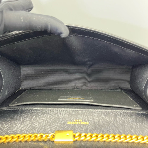 Yves Saint Laurent Medium Classic Kate Caviar Black
