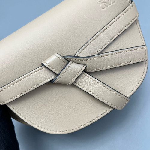 Loewe Mini Gate Calfskin Natural Tan
