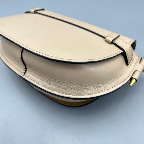 Loewe Mini Gate Calfskin Natural Tan