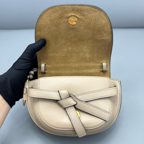 Loewe Mini Gate Calfskin Natural Tan