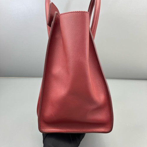 Celine Medium Luggage Phantom Calfskin Burgundy