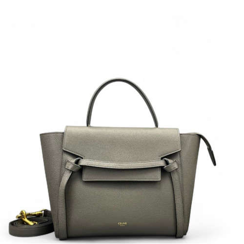 Celine Micro Belt Bag Calfskin Grey