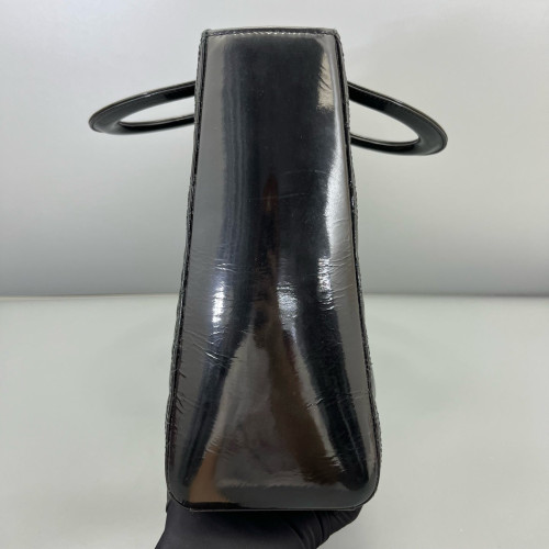 Dior Large Lady Dior Patent Calfskin Black Dior Large Lady Dior Patent Calfskin Black