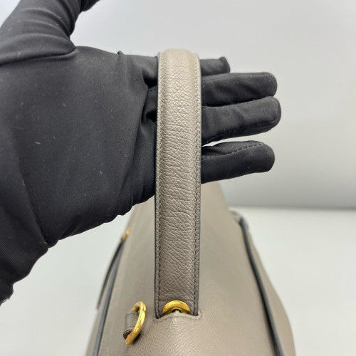 Celine Mini Belt Bag Grained Calfskin Grey