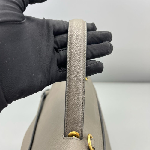 Celine Mini Belt Bag Grained Calfskin Grey