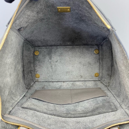 Celine Mini Belt Bag Grained Calfskin Grey