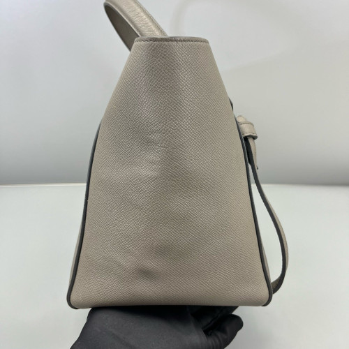 Celine Mini Belt Bag Grained Calfskin Grey