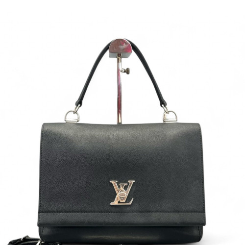 Louis Vuitton Lockme II Top Handle Calfskin Black