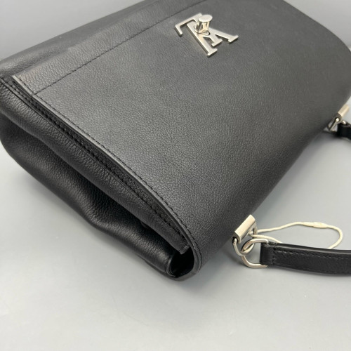Louis Vuitton Lockme II Top Handle Calfskin Black