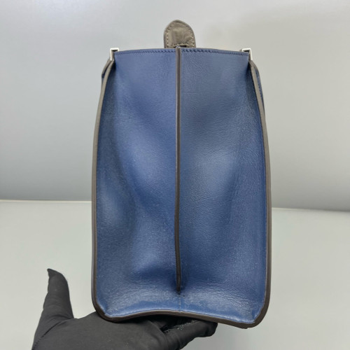 Fendi Regular 3jours Tote Calfskin Dark Blue