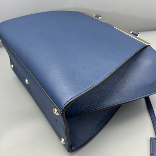 Fendi Regular 3jours Tote Calfskin Dark Blue