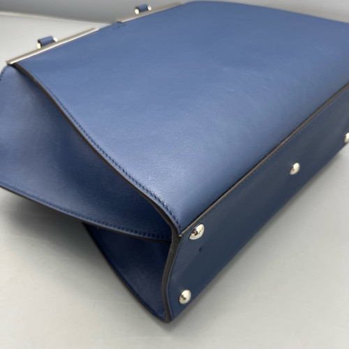 Fendi Regular 3jours Tote Calfskin Dark Blue