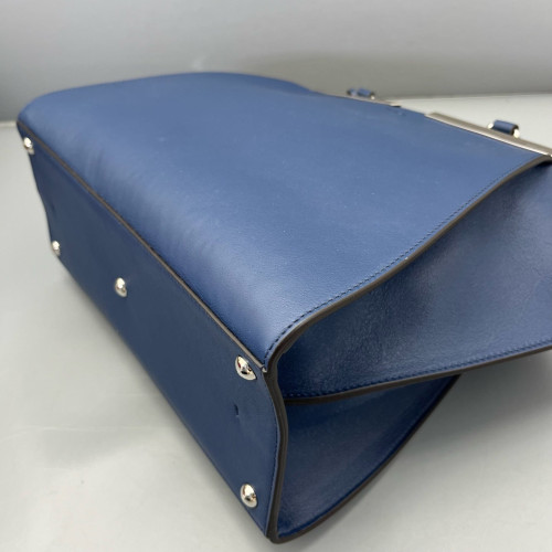 Fendi Regular 3jours Tote Calfskin Dark Blue