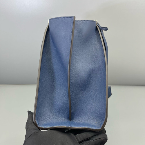 Fendi Regular 3jours Tote Calfskin Dark Blue