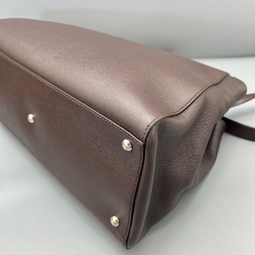 Fendi Medium 2jours Calfskin Dark Brown