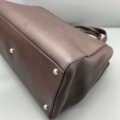 Fendi Medium 2jours Calfskin Dark Brown