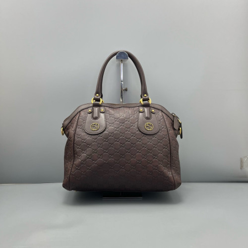 Gucci Tote Bag Guccissima Brown