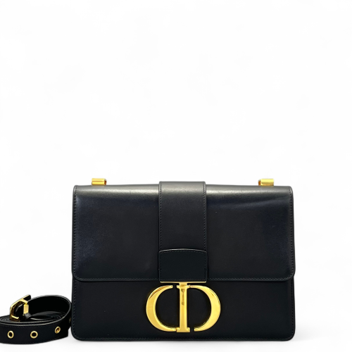 Dior 30 Montaigne Flap Bag Calfskin Black Dior 30 Montaigne Flap Bag Calfskin Black
