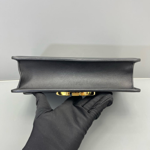 Dior 30 Montaigne Flap Bag Calfskin Black Dior 30 Montaigne Flap Bag Calfskin Black