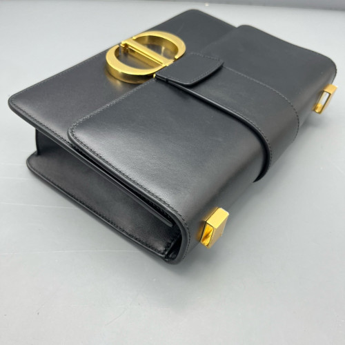 Dior 30 Montaigne Flap Bag Calfskin Black Dior 30 Montaigne Flap Bag Calfskin Black