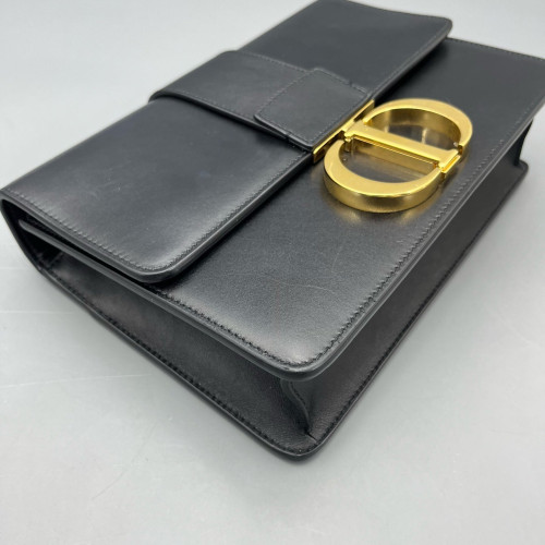 Dior 30 Montaigne Flap Bag Calfskin Black Dior 30 Montaigne Flap Bag Calfskin Black
