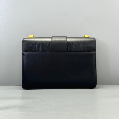 Dior 30 Montaigne Flap Bag Calfskin Black Dior 30 Montaigne Flap Bag Calfskin Black