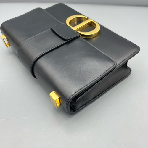 Dior 30 Montaigne Flap Bag Calfskin Black Dior 30 Montaigne Flap Bag Calfskin Black