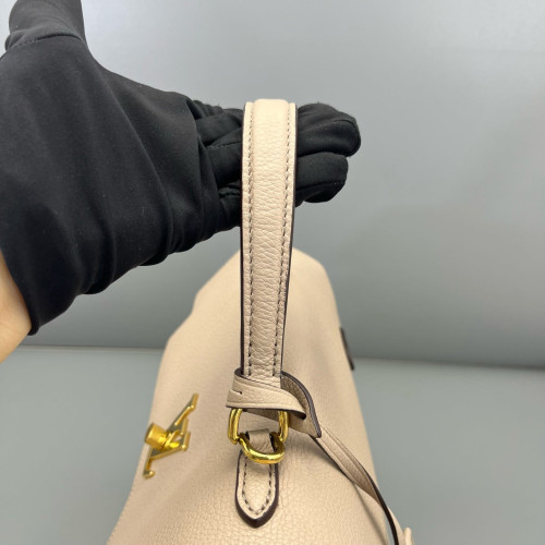 Louis Vuitton Lockme Ever MM Calfskin Natural Tan
