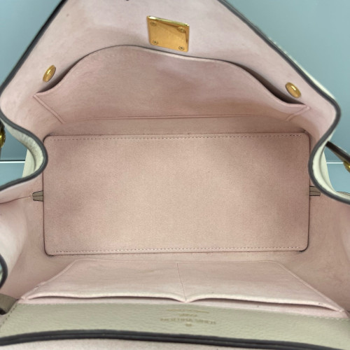 Louis Vuitton Lockme Ever MM Calfskin Natural Tan