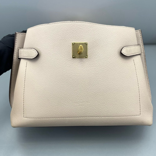 Louis Vuitton Lockme Ever MM Calfskin Natural Tan