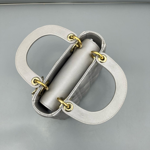 Dior Mini Lady Dior Lambskin Grey