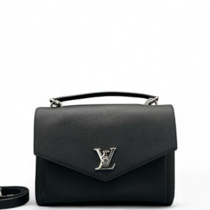 Louis Vuitton Mylockme Top Handle Calfskin Black Louis Vuitton Mylockme Top Handle Calfskin Black