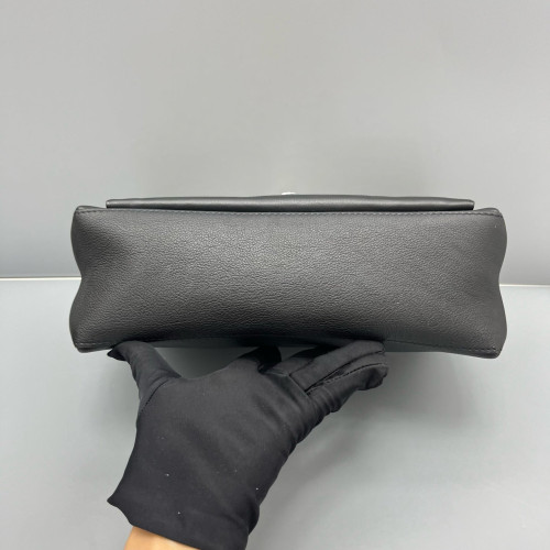 Louis Vuitton Mylockme Top Handle Calfskin Black