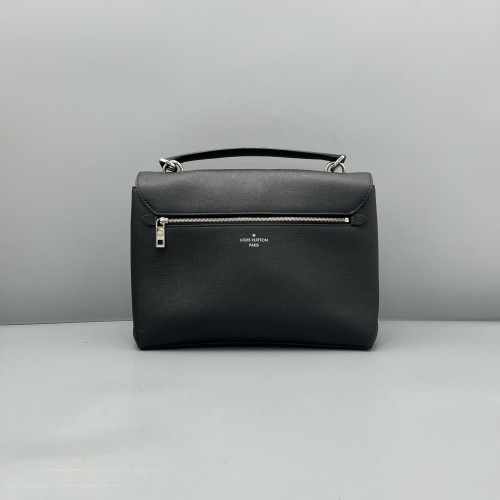 Louis Vuitton Mylockme Top Handle Calfskin Black