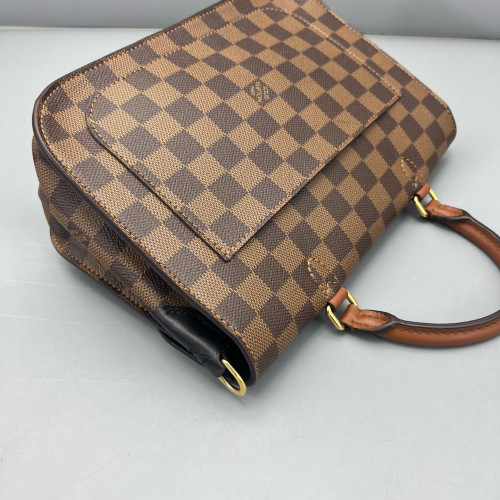 Louis Vuitton Beaumarchais Shoulder Bag Damier Ebene Brown