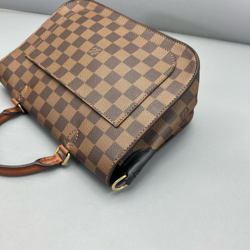 Louis Vuitton Beaumarchais Shoulder Bag Damier Ebene Brown