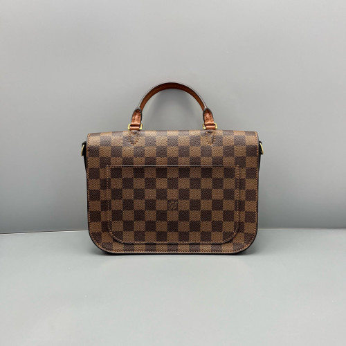 Louis Vuitton Beaumarchais Shoulder Bag Damier Ebene Brown