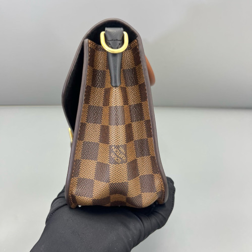 Louis Vuitton Beaumarchais Shoulder Bag Damier Ebene Brown