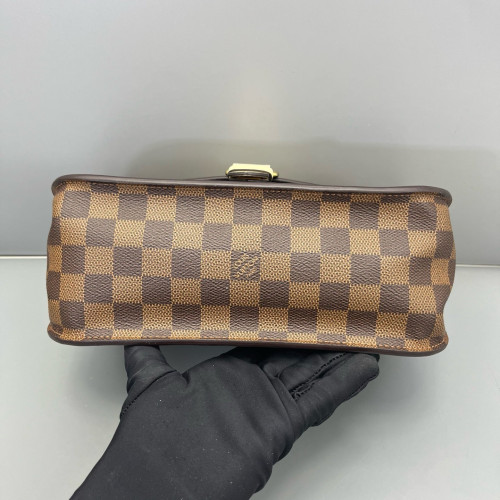 Louis Vuitton Beaumarchais Shoulder Bag Damier Ebene Brown