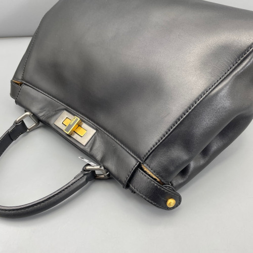 Fendi Peekaboo Iconic Medium Calfskin Black
