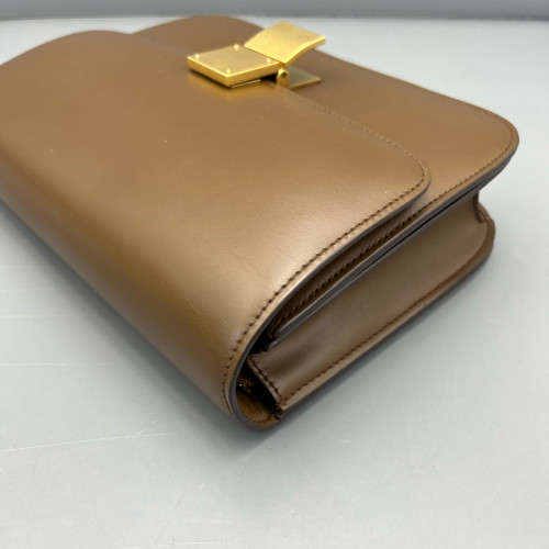 Celine Medium Classic Box Smooth Calfskin Tan