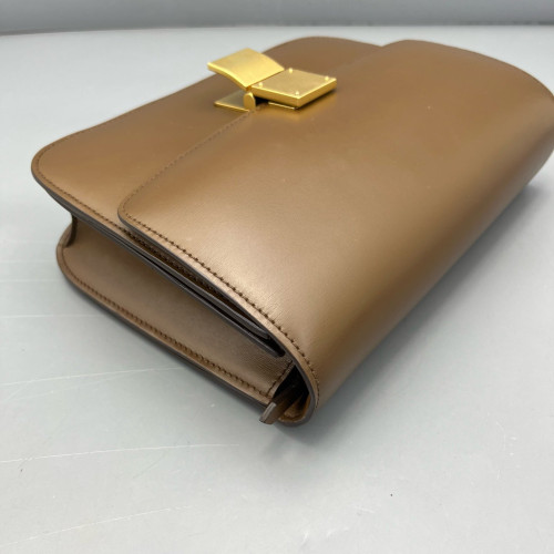 Celine Medium Classic Box Smooth Calfskin Tan