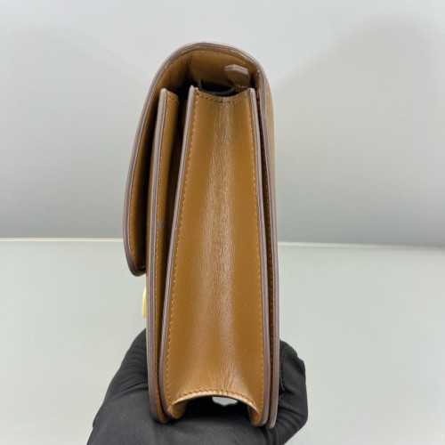 Celine Medium Classic Box Smooth Calfskin Tan