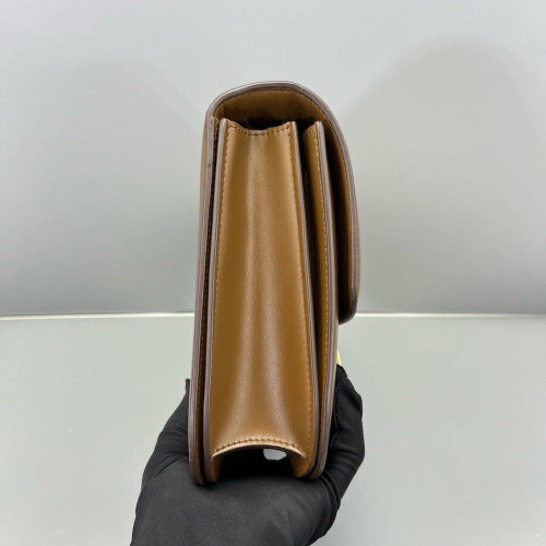 Celine Medium Classic Box Smooth Calfskin Tan