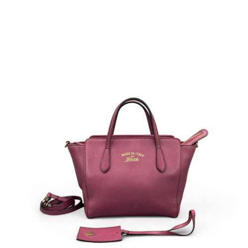 Gucci Mini Swing Tote Calfskin Azalea