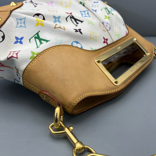 Louis Vuitton Judy MM Monogram Multicolor White